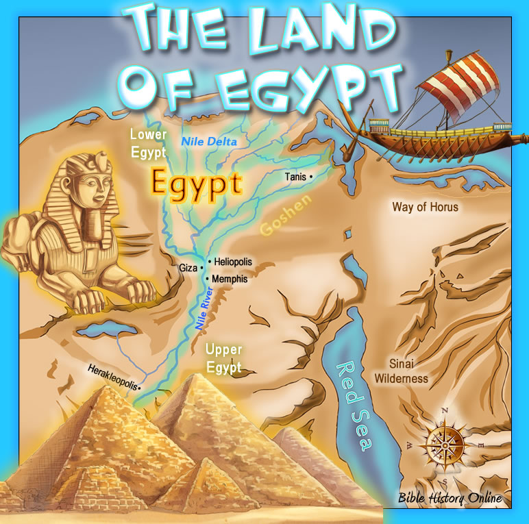 The Land of Egypt in Bible Times