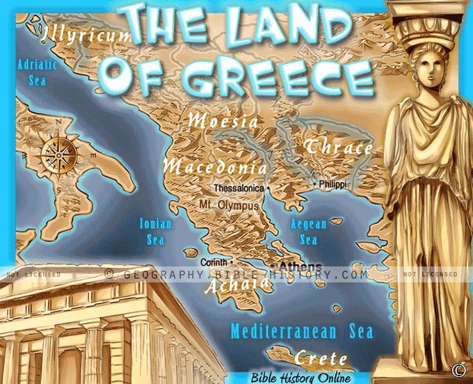 The Land of Greece in Bible Times