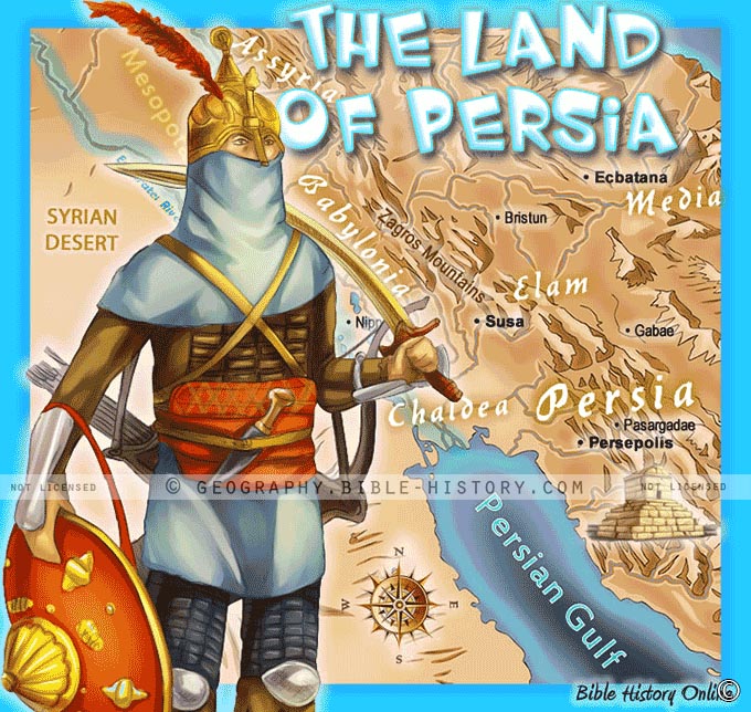 The Land of Persia in Bible Times